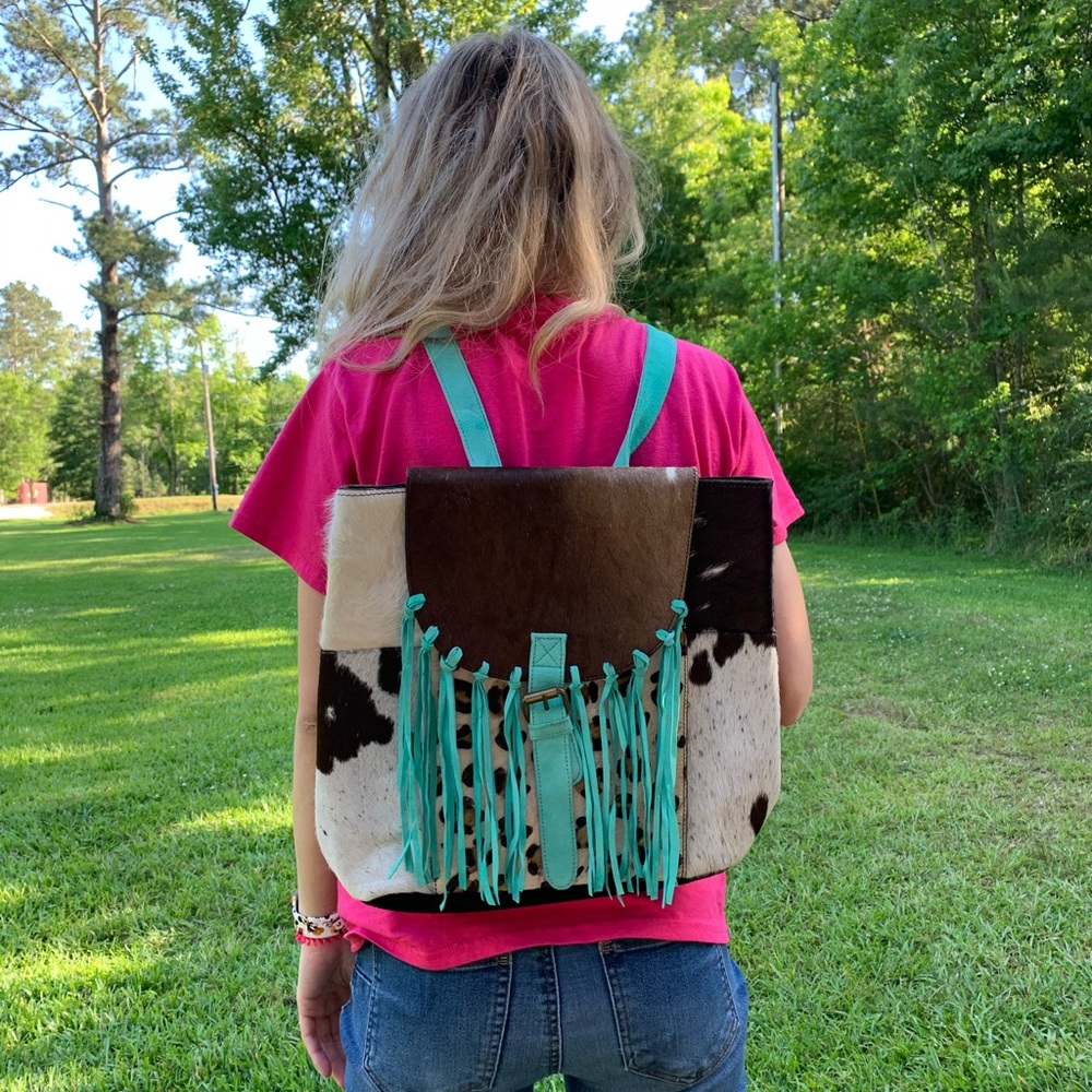 Cowhide Backpack - Picture 2 of 2